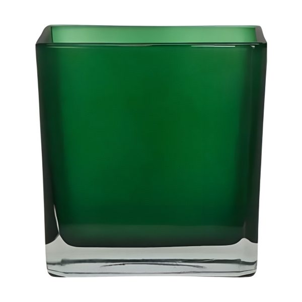 4X4X4 Sq. Glass – 4x4x4 Hunter Green, coloured glass