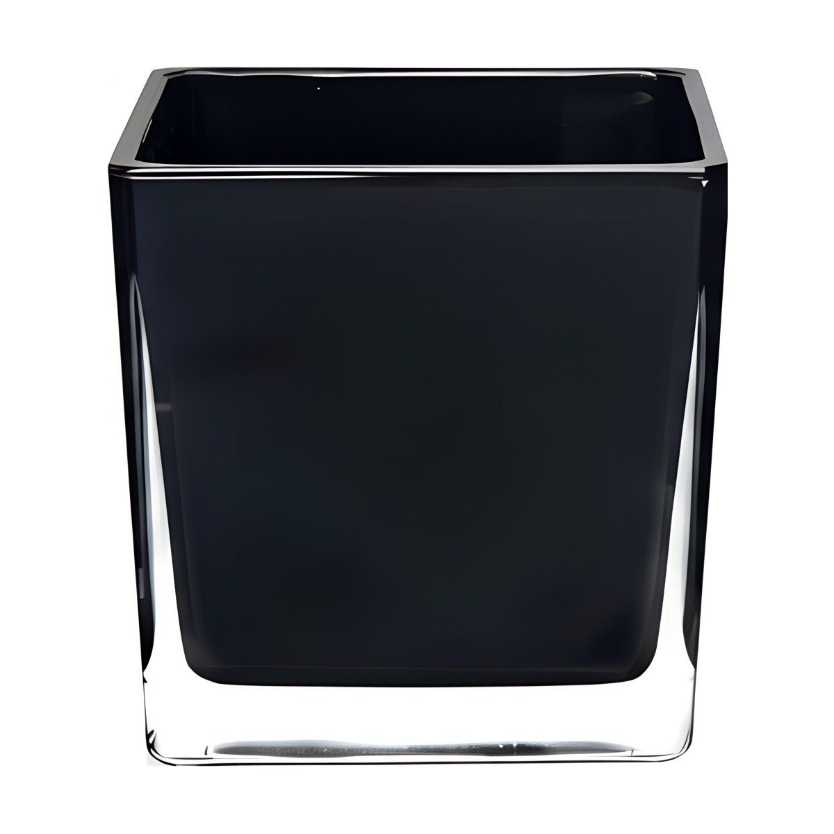 4X4X4 Sq. Glass – Black, coloured glass