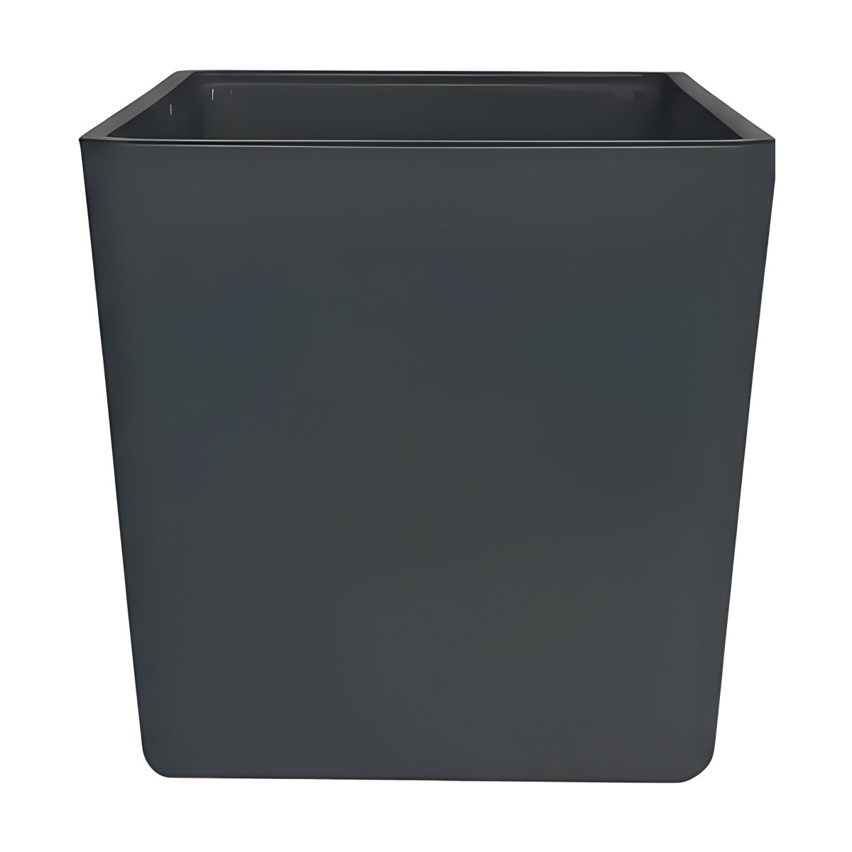 4X4X4 Sq. Glass – Grey Matte, coloured glass