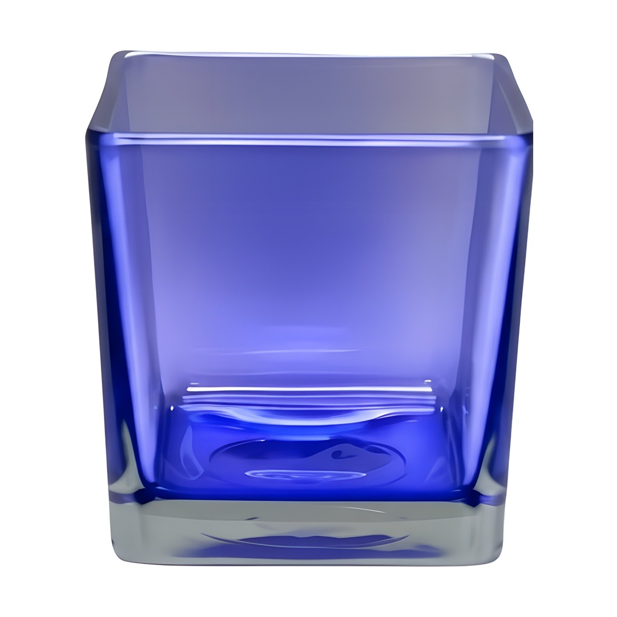 4X4X4 Sq. Glass – Transparent Violet, coloured glass