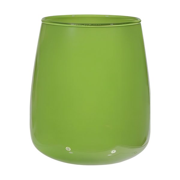 Jarrón Andorra – Verde lima, vidrio de color