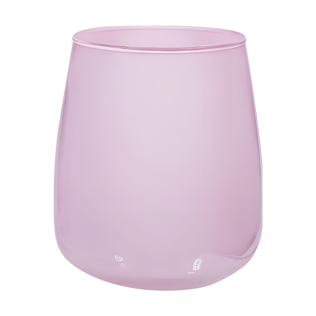 Vase Andorre – Rose, verre coloré