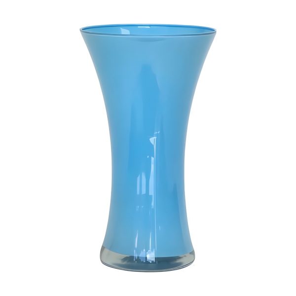 Vase Aurea – Bleu bébé, verre coloré