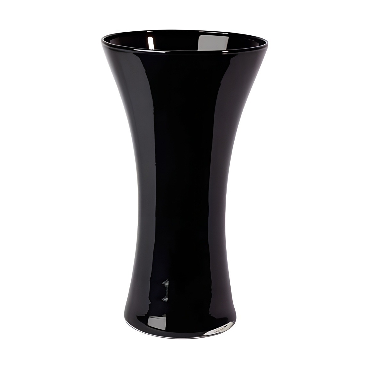 Aurea Vase – Black, coloured glass