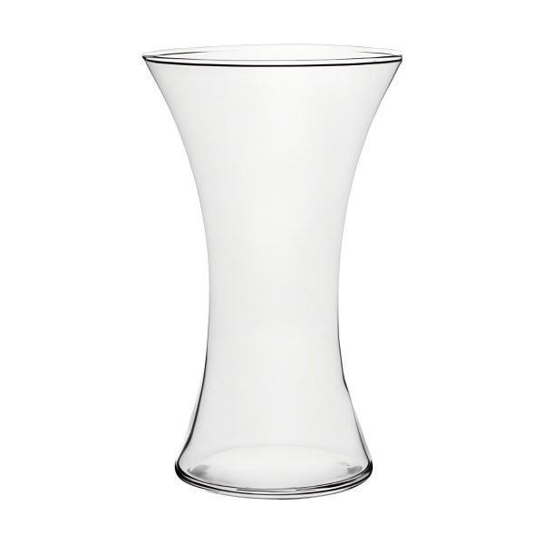 Aurea Vase - Clear, clear glass