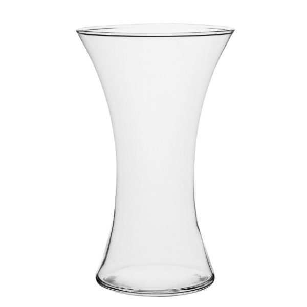 Aurea Vase - Clear, clear glass