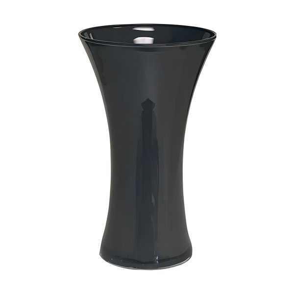 Jarrón Aurea – Gris oscuro, vidrio de color