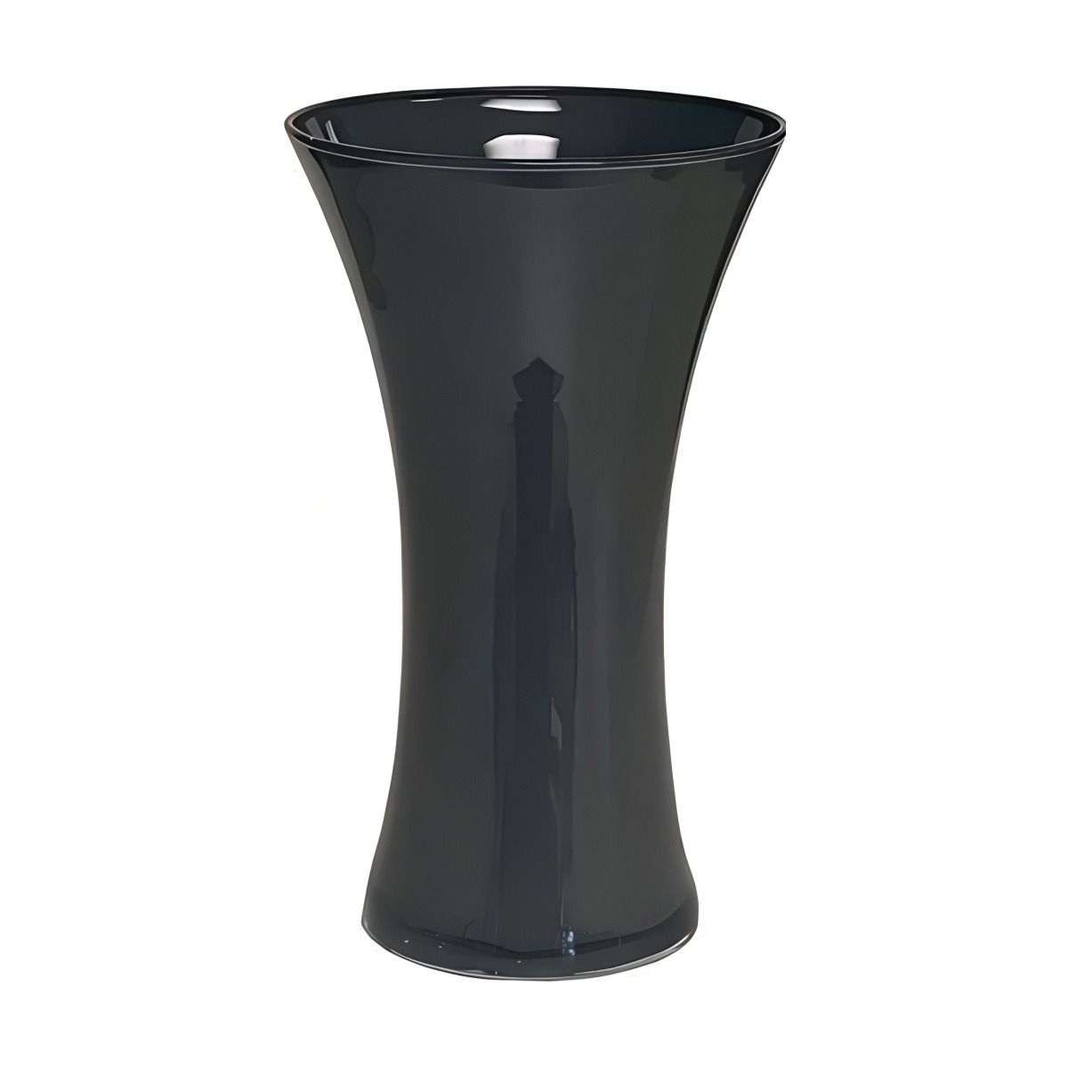 Aurea Vase – Dark Grey, coloured glass