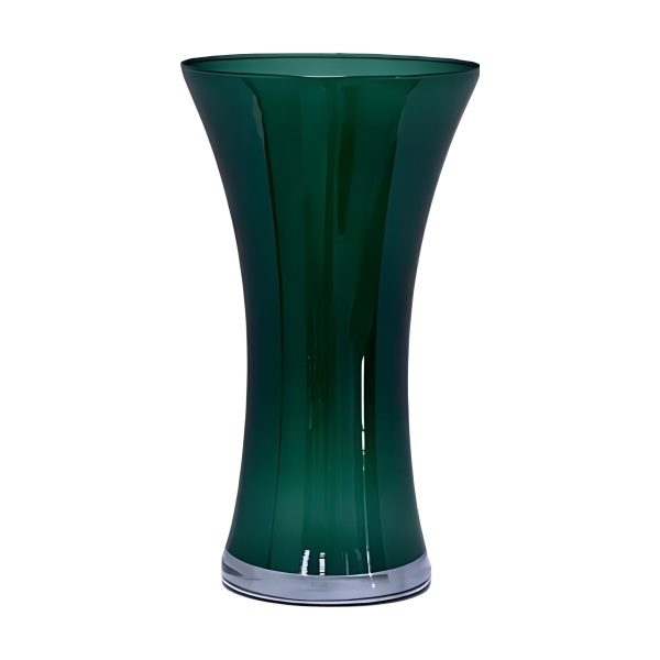 Jarrón Aurea – Verde cazador, vidrio de color