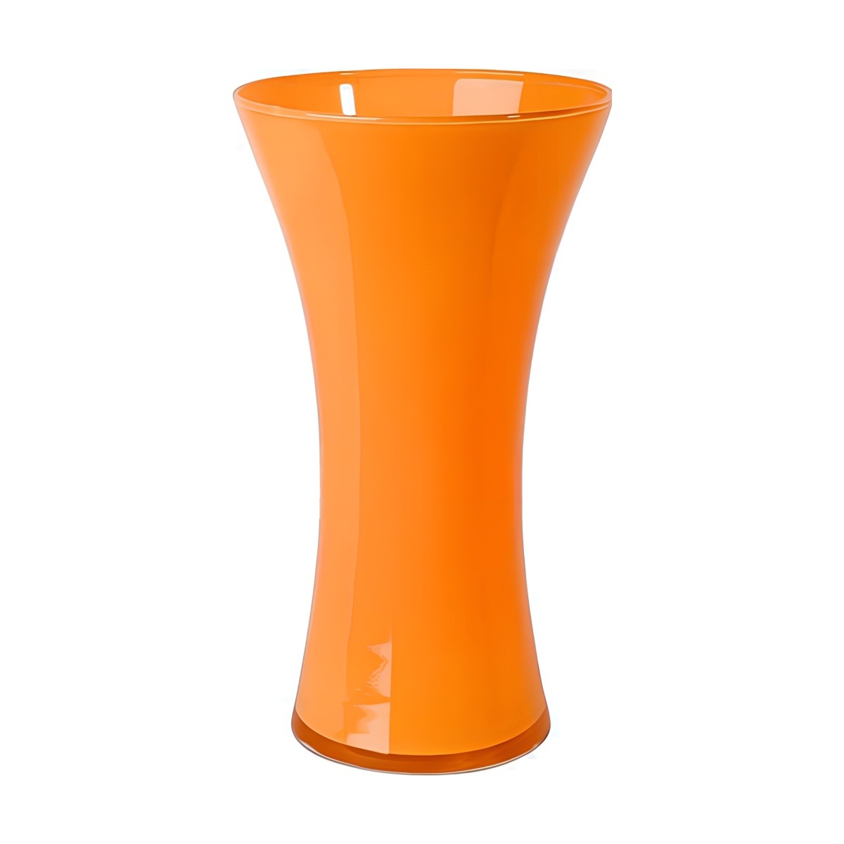 Aurea Vase – Orange, coloured glass