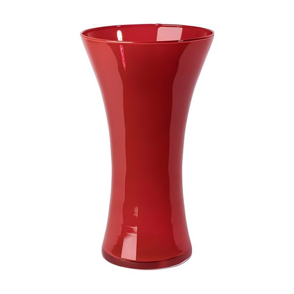 Jarrón Aurea – Rojo, vidrio de color