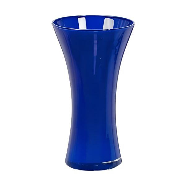 Jarrón Aurea – Azul Real, vidrio de color
