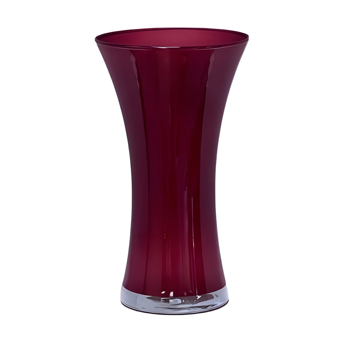 Aurea Vase – Wine Red, coloured glass