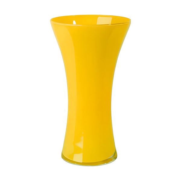 Jarrón Aurea – Amarillo, vidrio de color