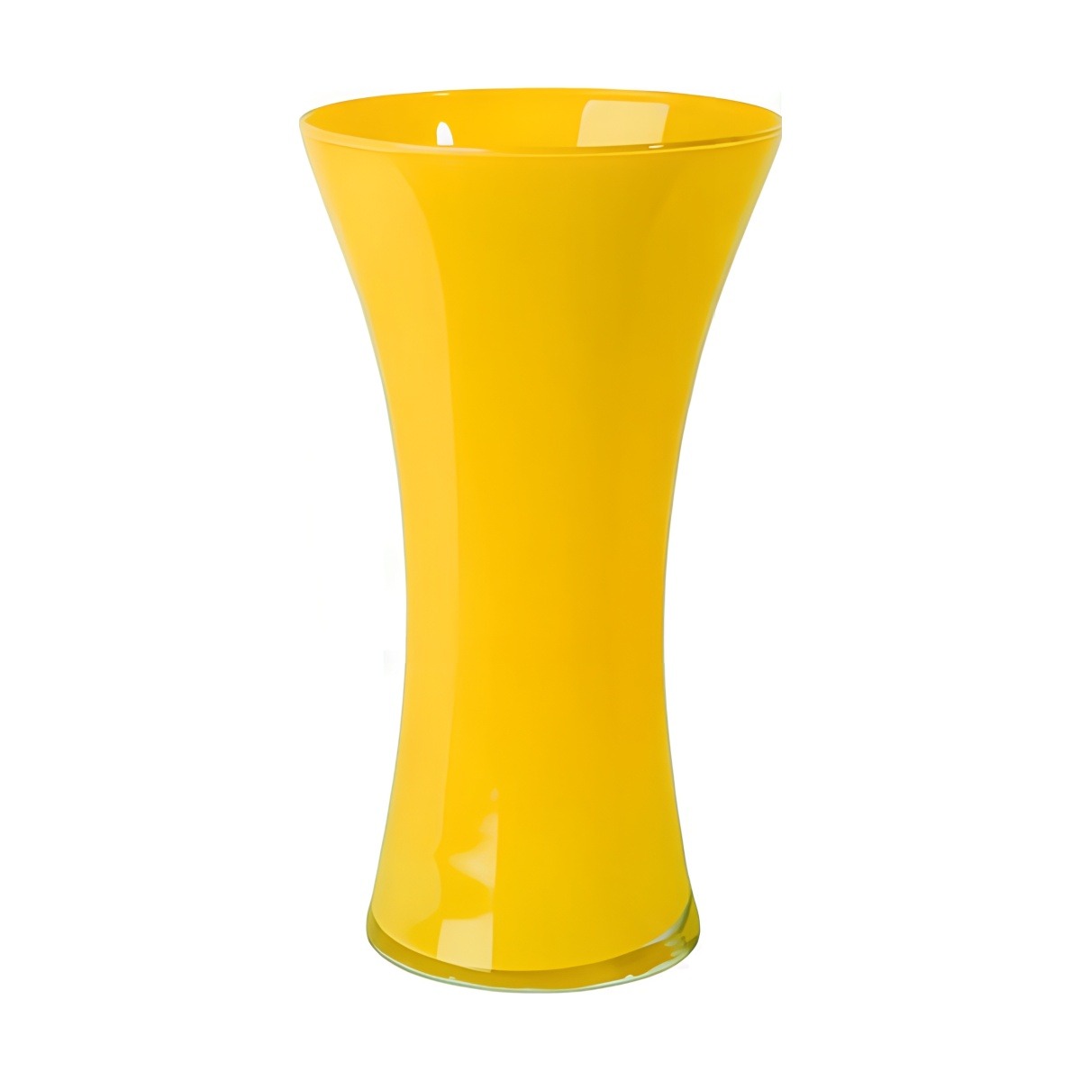 Aurea Vase – Yellow, coloured glass