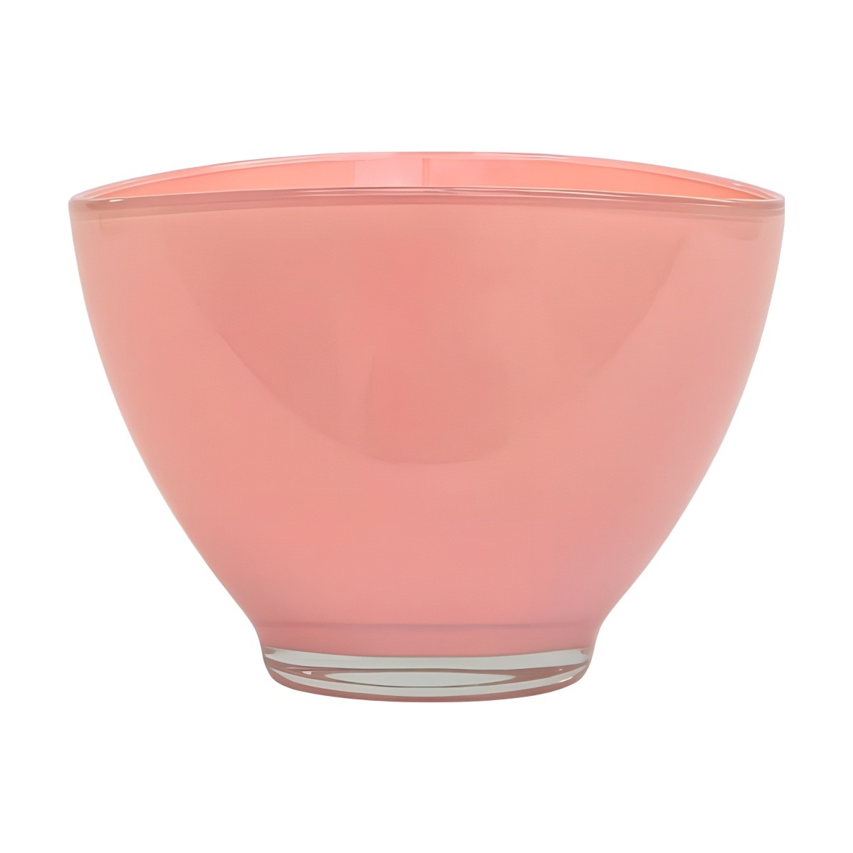Tazón Ovalado Avery – Rosa rubor, vidrio de color