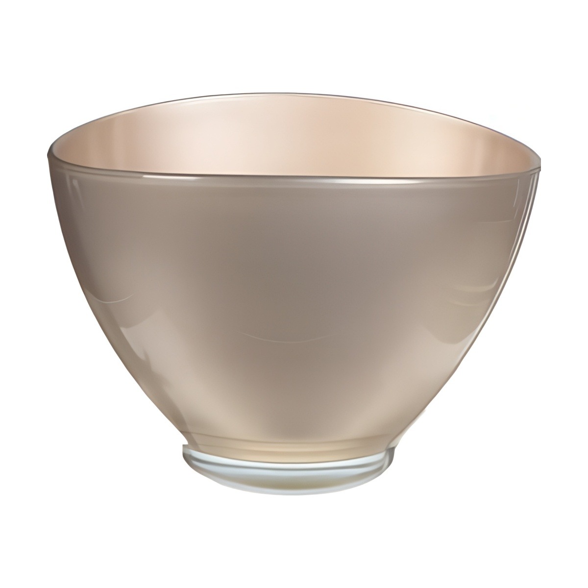 Avery Oval Bowl – Champagne, coloured glass