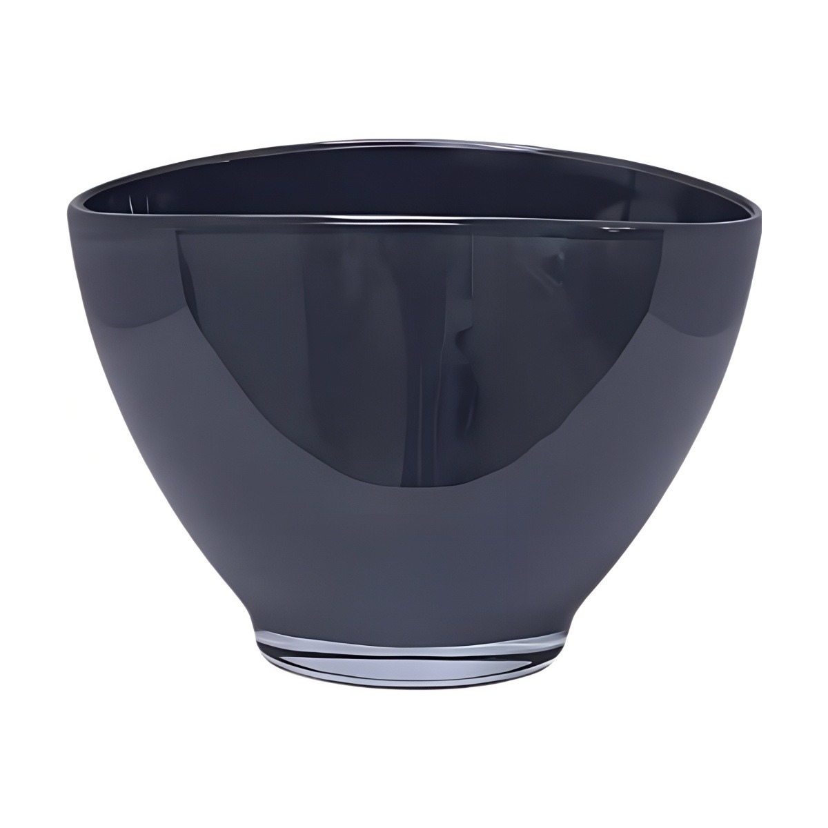 Tazón Ovalado Avery – Gris oscuro, vidrio de color