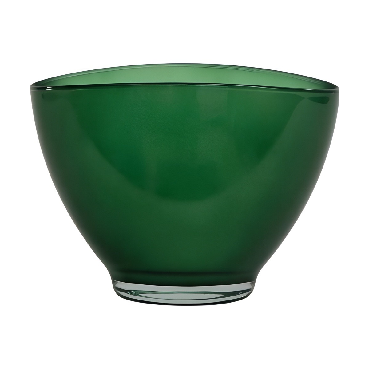 Bol ovale Avery – Vert chasseur, verre coloré
