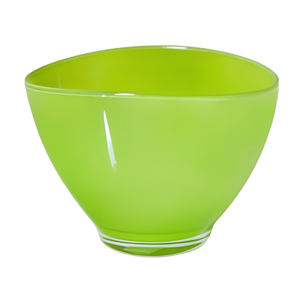 Tazón Ovalado Avery – Verde lima, vidrio de color