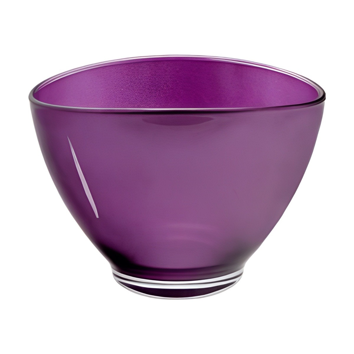 Tazón Ovalado Avery – Morado Metálico, vidrio de color