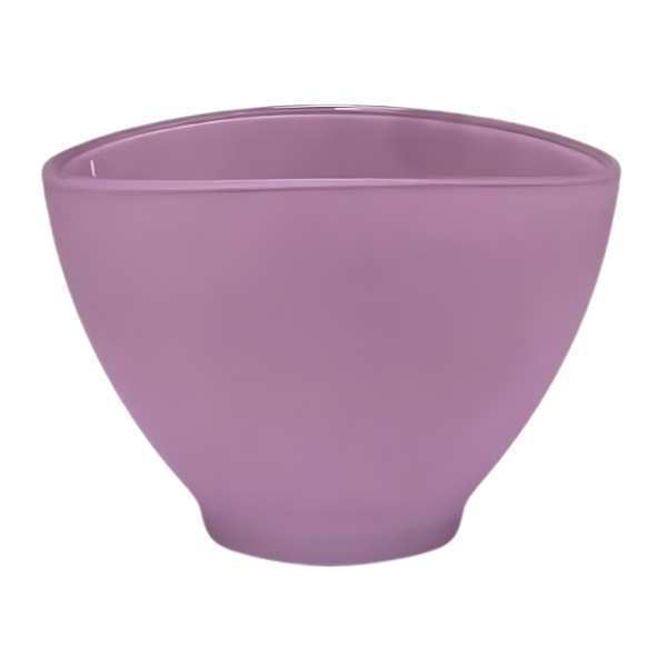 Tazón Ovalado Avery – Mate rosa, vidrio de color