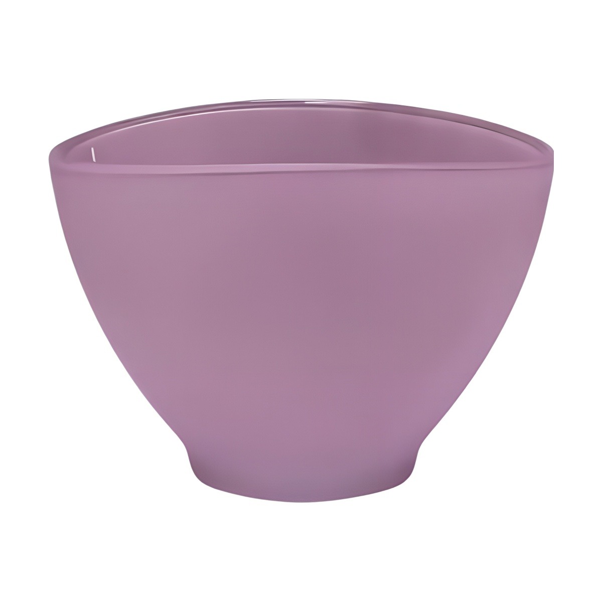Bol ovale Avery – Mat rose mat, verre coloré