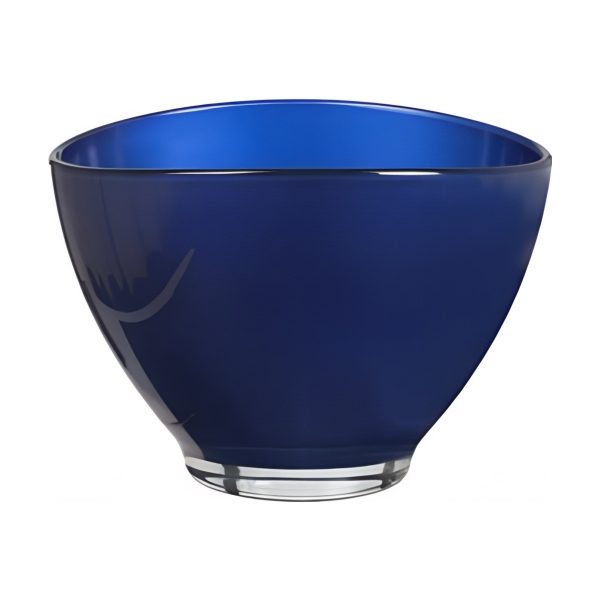 Avery Oval Bowl – Royal Blue, coloured glass