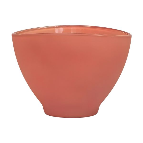 Avery Oval Bowl – Terra Cotta Matte, coloured glass