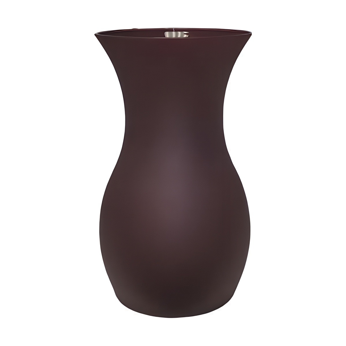 Vase Bella – Bourgogne mat, verre coloré