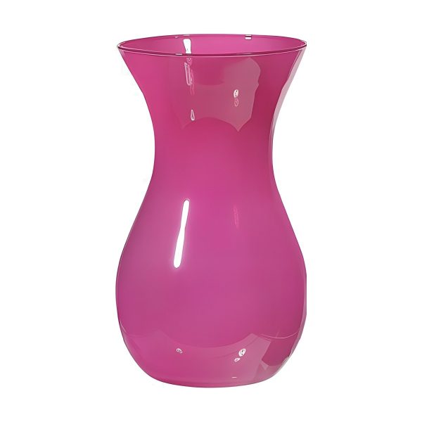 Bella Vase – Hot Pink, coloured glass
