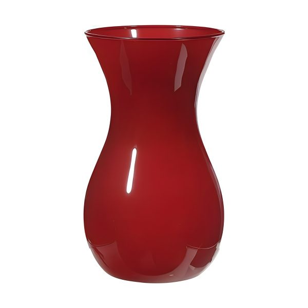 Vase Bella – Rouge, verre coloré