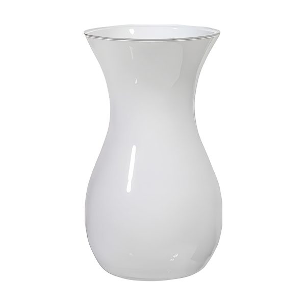 Vase Bella – Blanc, verre coloré
