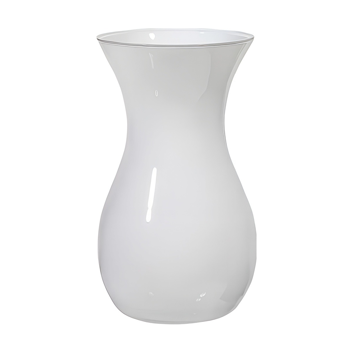 Vase Bella – Blanc, verre coloré