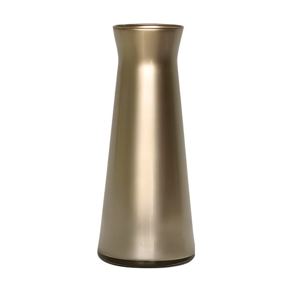 Bud Vase – Champagne Gold, coloured glass