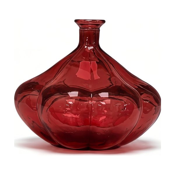 Vase à bourgeons - Rouge foncé, verre coloré