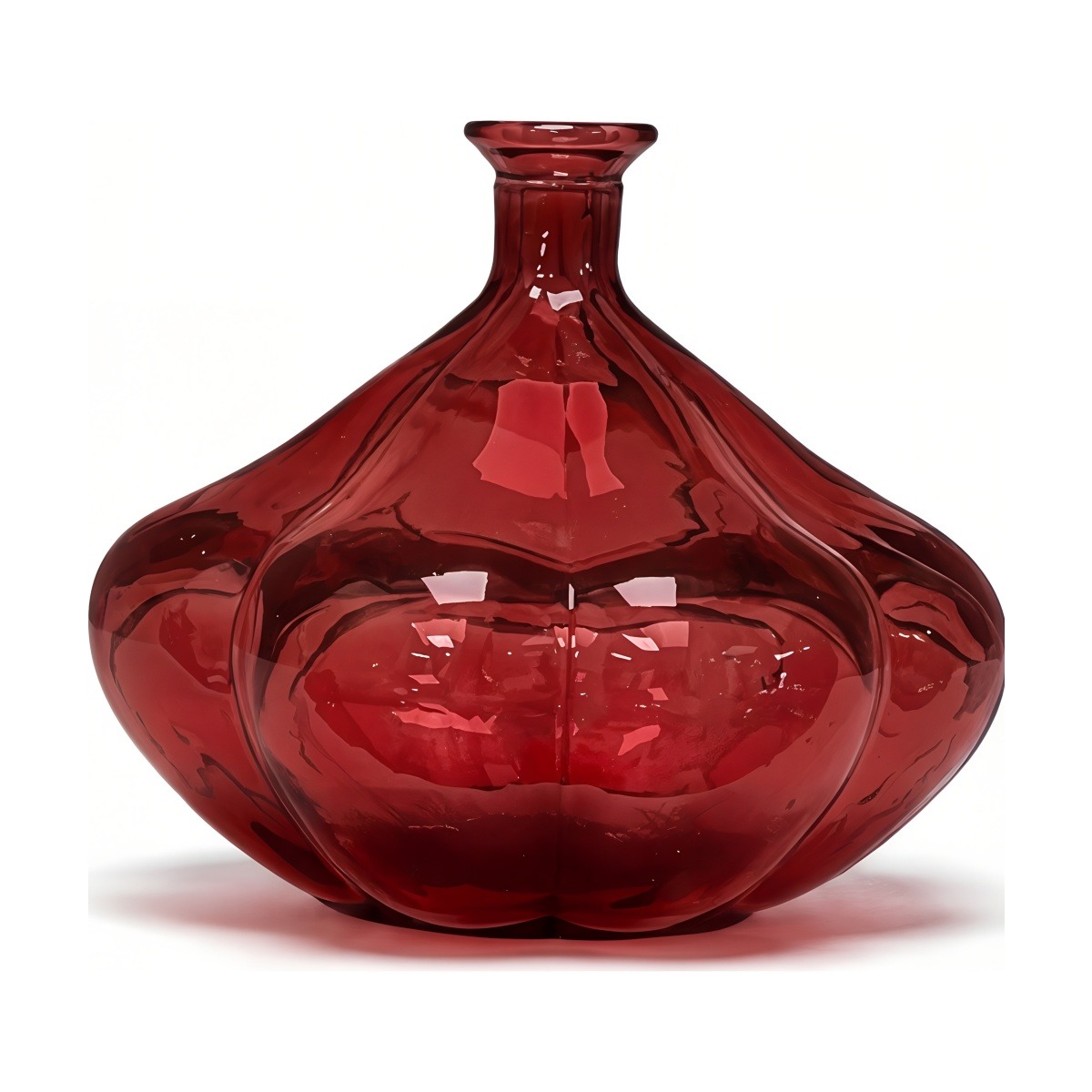 Bud Vase - Dark Red, coloured glass