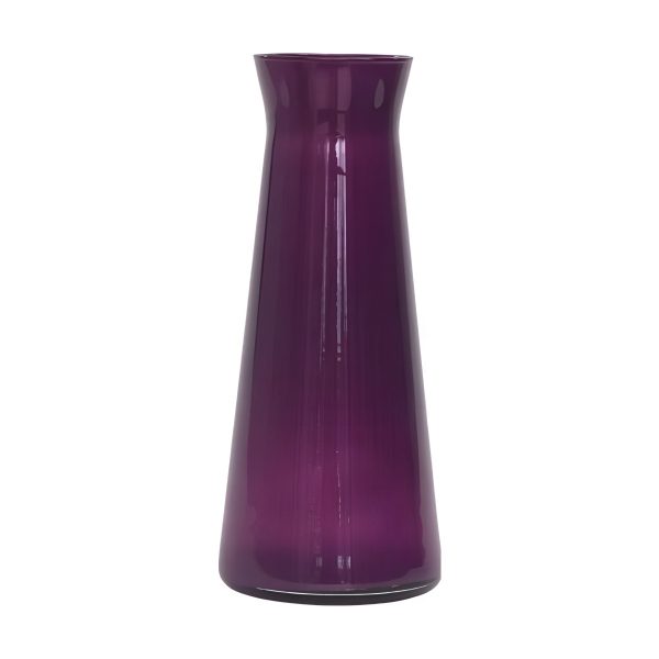 Bud Vase – Plum, coloured glass
