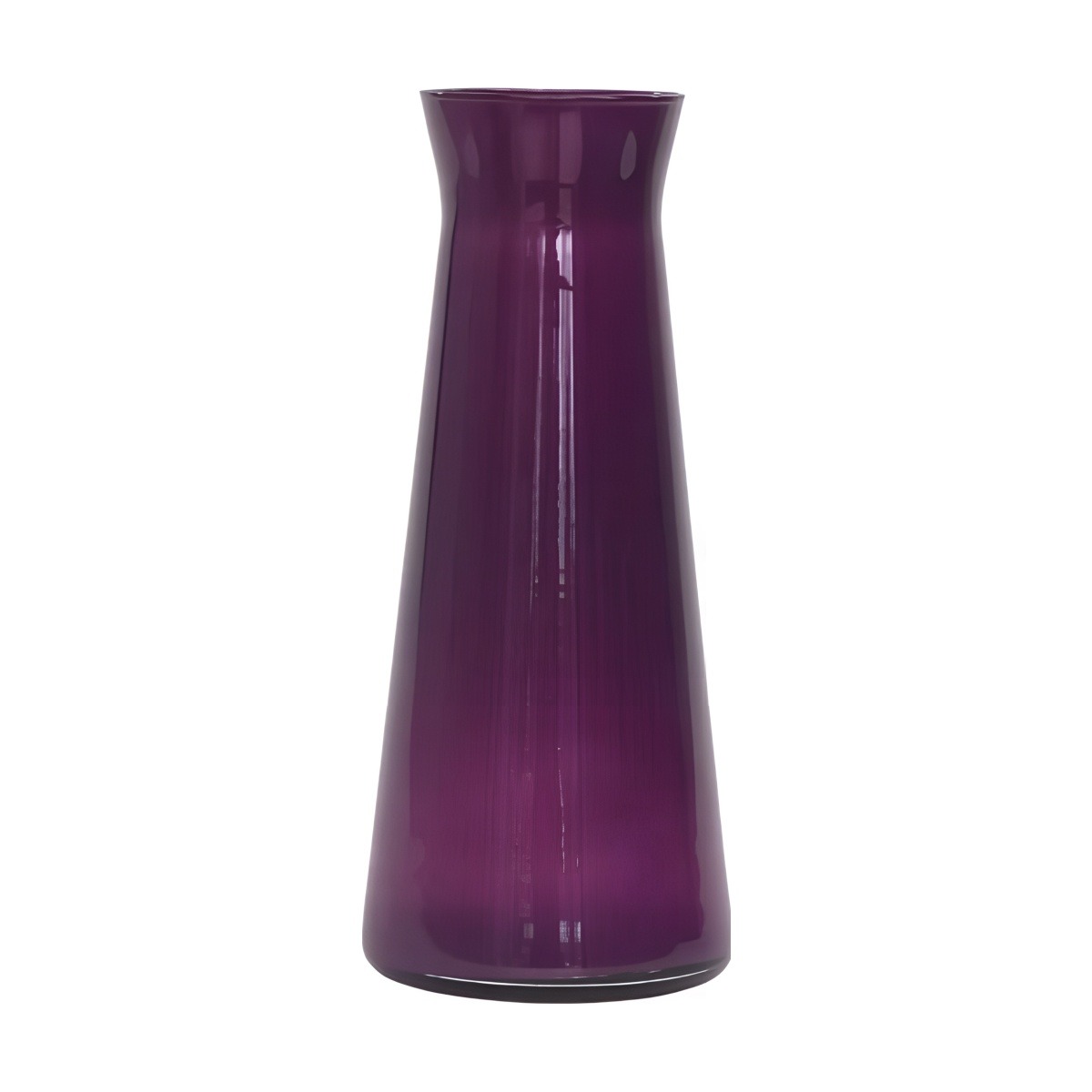 Jarrón para flores – Ciruela, vidrio de color