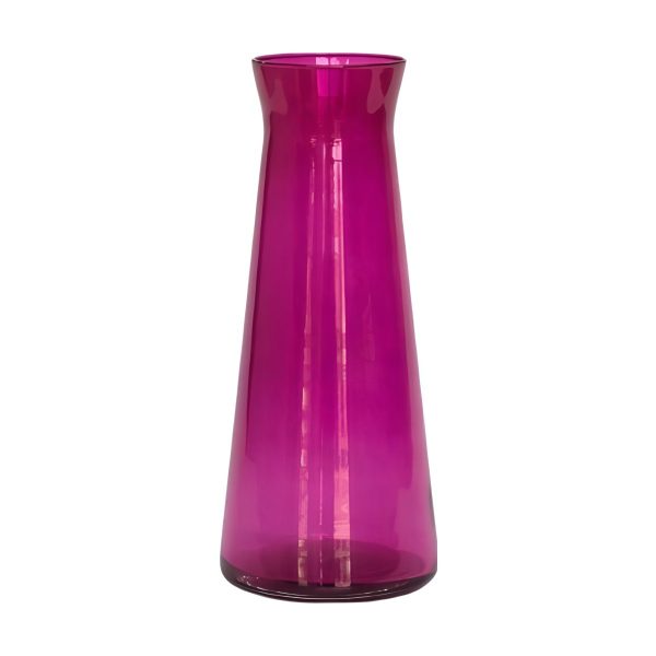 Bud Vase – Transparent Wild Berry, coloured glass