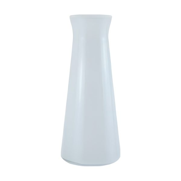 Bud Vase – White Glossy, coloured glass