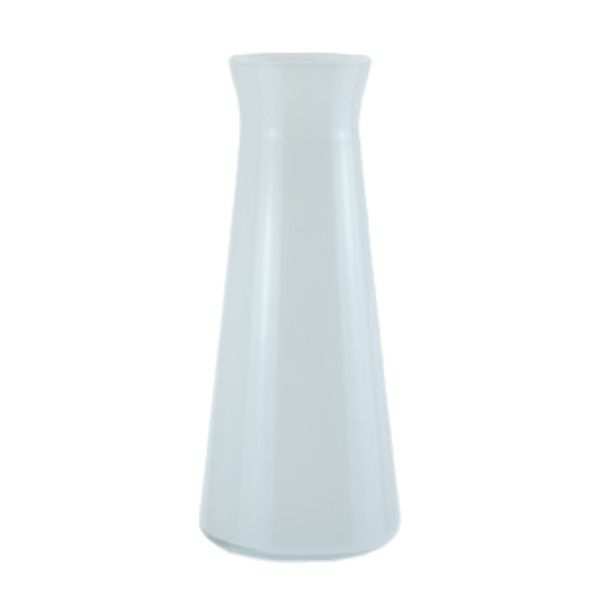 Vase à bourgeons – Blanc brillant, verre coloré