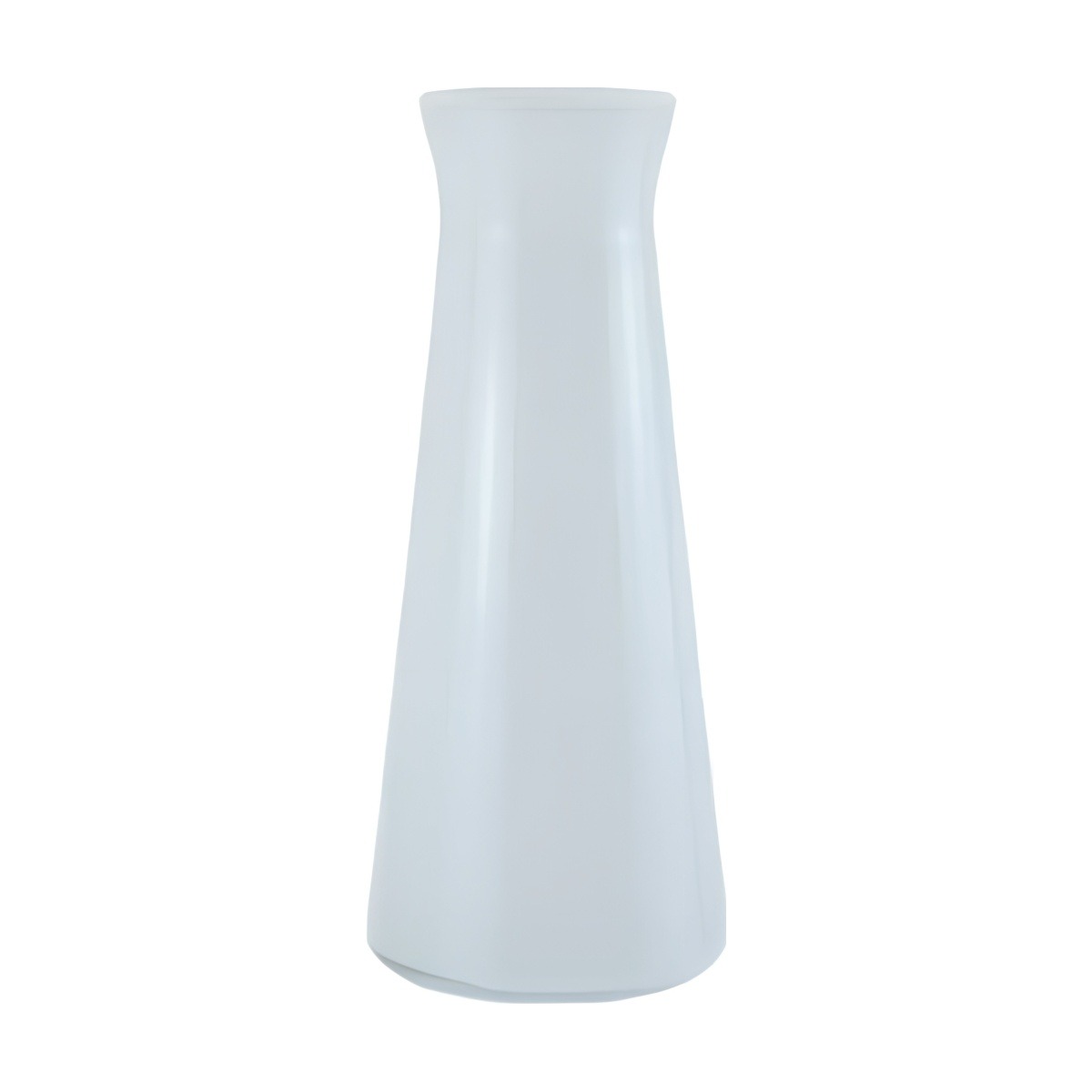Jarrón para flores – Blanco Brillante, vidrio de color