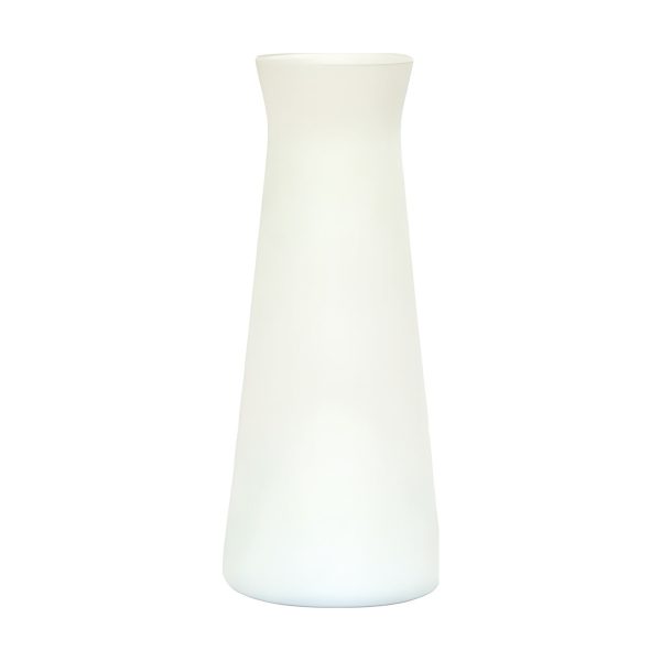 Bud Vase – White Matte, coloured glass