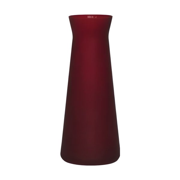 Vase à bourgeons – Rouge vin mat, verre coloré