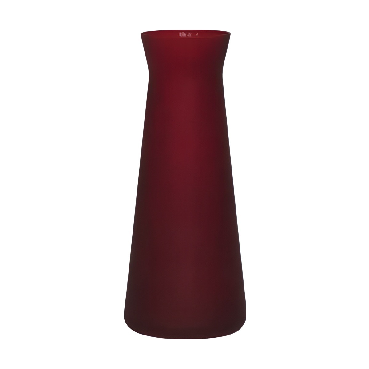 Bud Vase – Wine Red Matte, coloured glass
