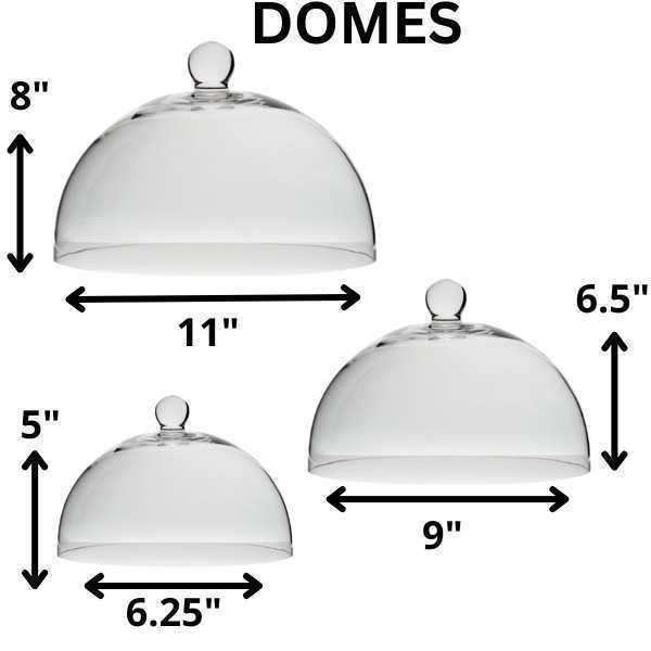 Clear Glass Kitchen Dome ZDOME-1 Medium ZDOME-2 Large Zdome 3