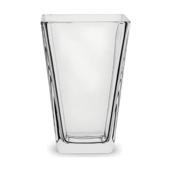 Clear - Slim Square Vase, clear glass