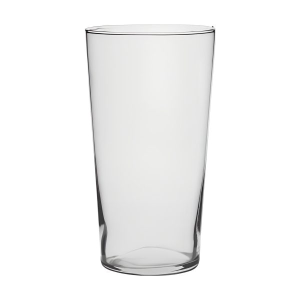 Conical Vase - Clear Glass