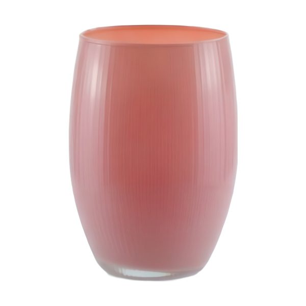 Cora Vase – Blush Pink, coloured glass
